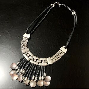 Vintage Bib Fringe style Necklace